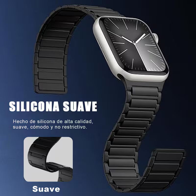 Correa Magnética de Silicona compatible con Apple Watch
