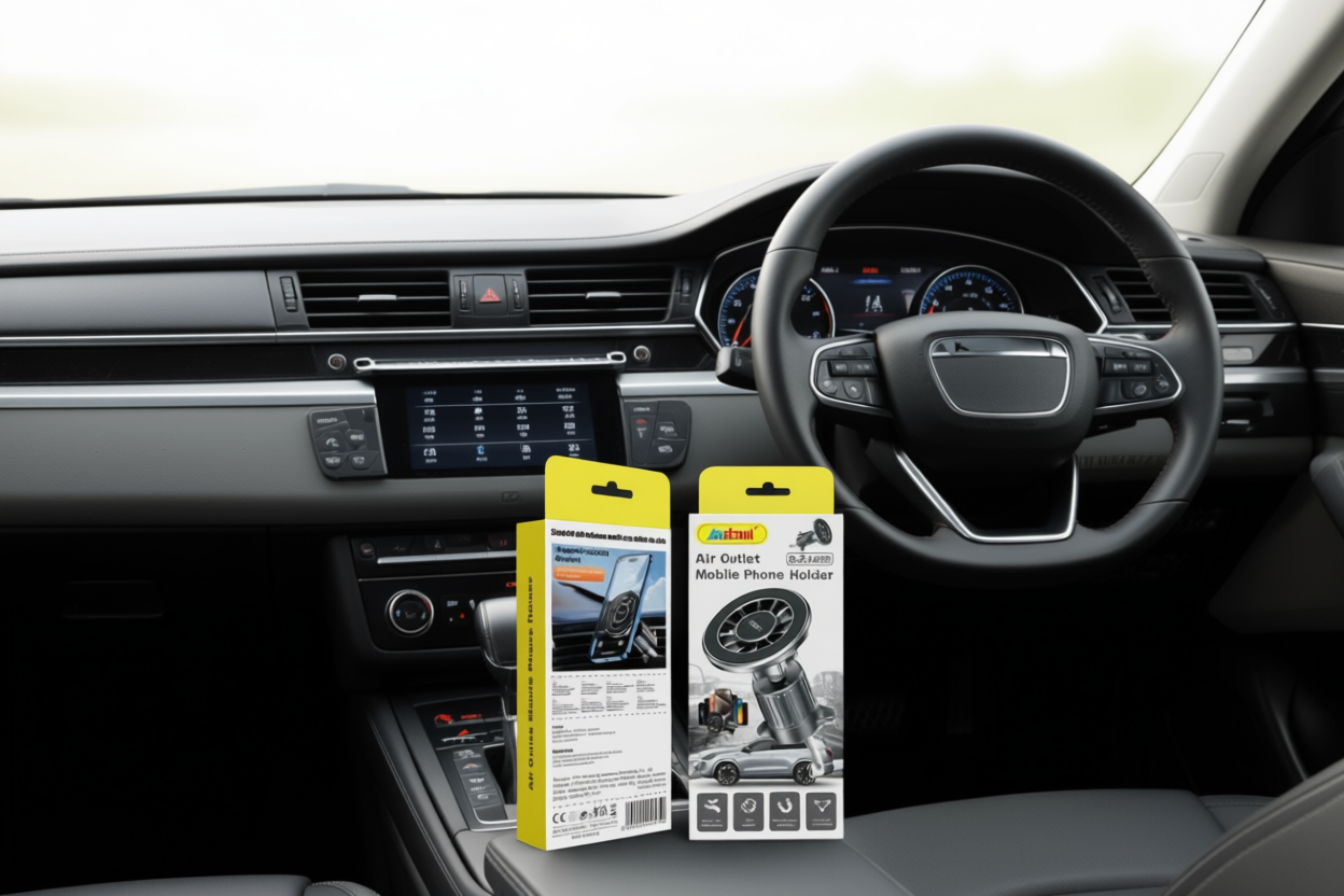 Soporte magnético para celular en el auto para montaje en la salida del aire