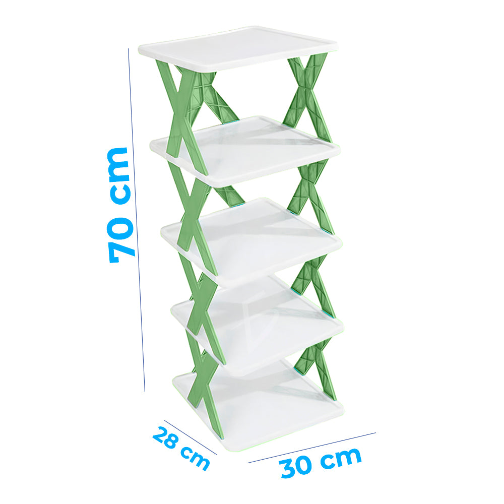 Zapatera Organizador Plegable con 4 Niveles