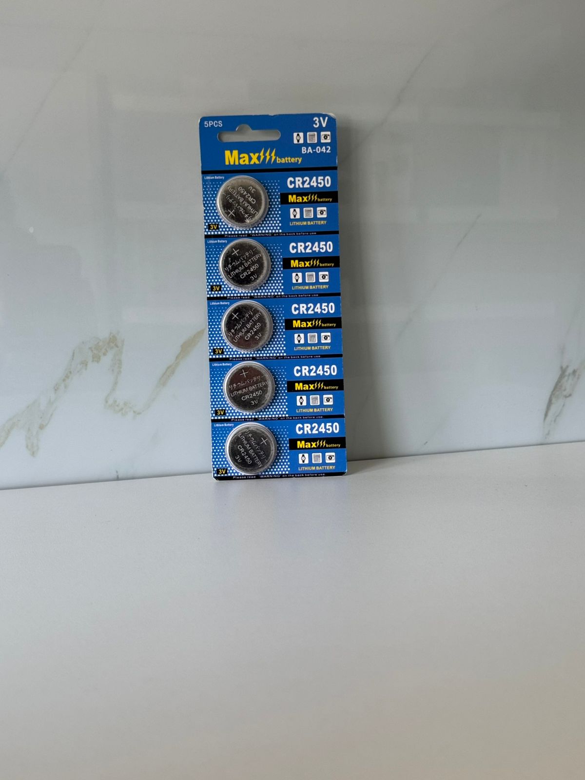 Baterías boton CR2450 (5-pack)