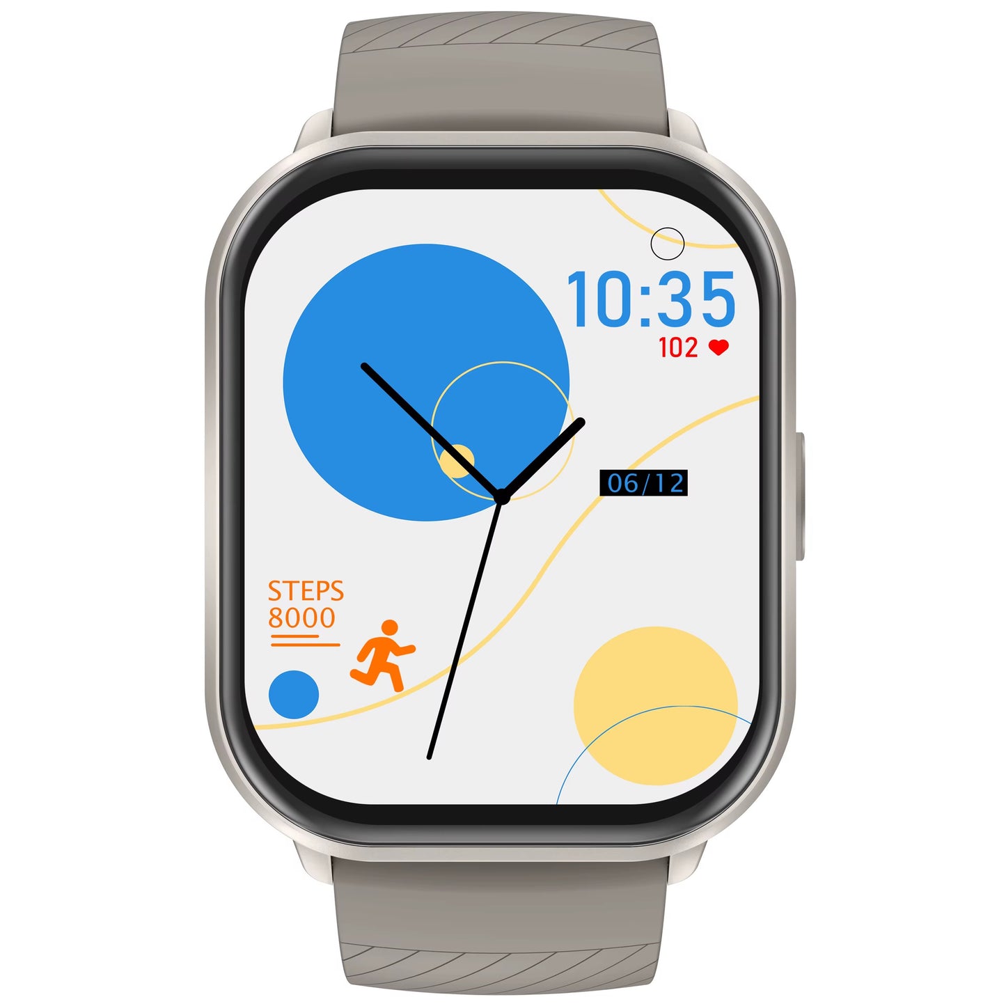 Reloj inteligente resistente al agua, larga duración en bateria, llamadas, presión arterial, oxigeno, respiración, entranamiento compatible con iOS y android