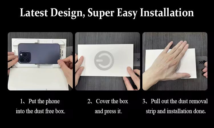 Protectores de vidrio templado para iPhone con privacidad antiespía con kit de instalación