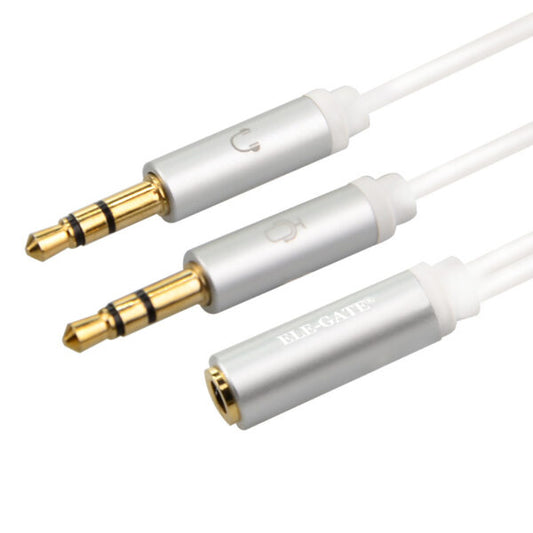 Adaptador Auxilar 3.5 Headset Diadema Celular Audifono Pc