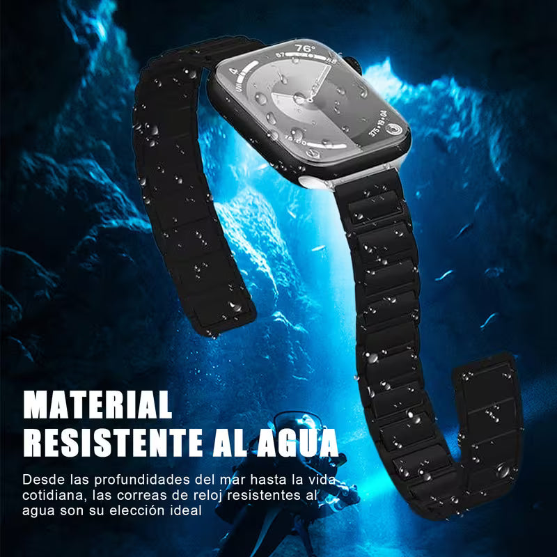 Correa Magnética de Silicona compatible con Apple Watch