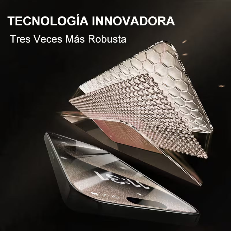 Protector de pantalla IP 17 Pro capa galvanizada y vidrio templado 2 Piezas