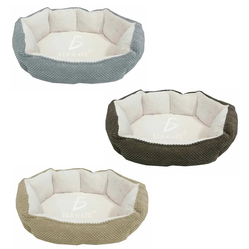 Cama Mediana Para Mascota Perro Gato Acolchonada Resistente