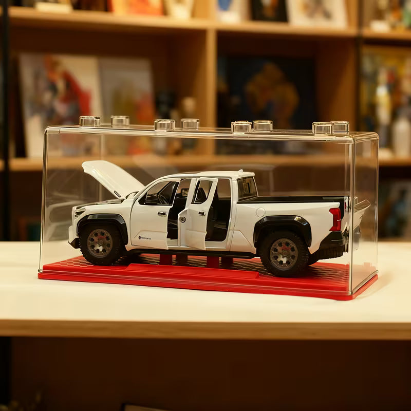 Toyota Tacoma De Metal A Escala Blanca