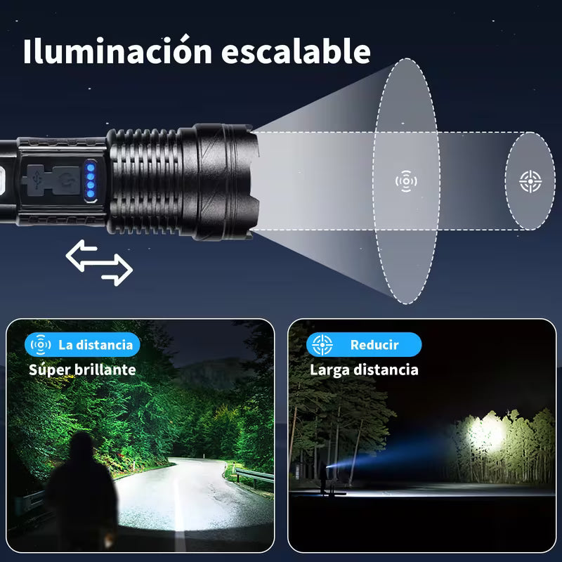 Lampara recargable 2000 Lumens