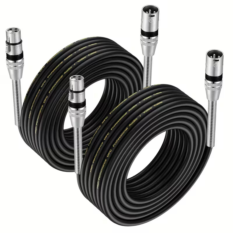 Cable de Micrófono XRL de 8M Macho a Hembra