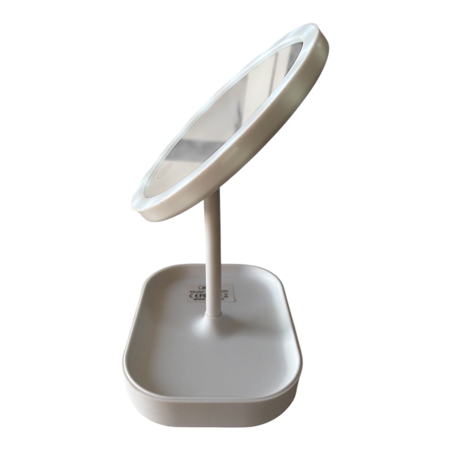 Espejo de maquillaje con luz LED ajustable