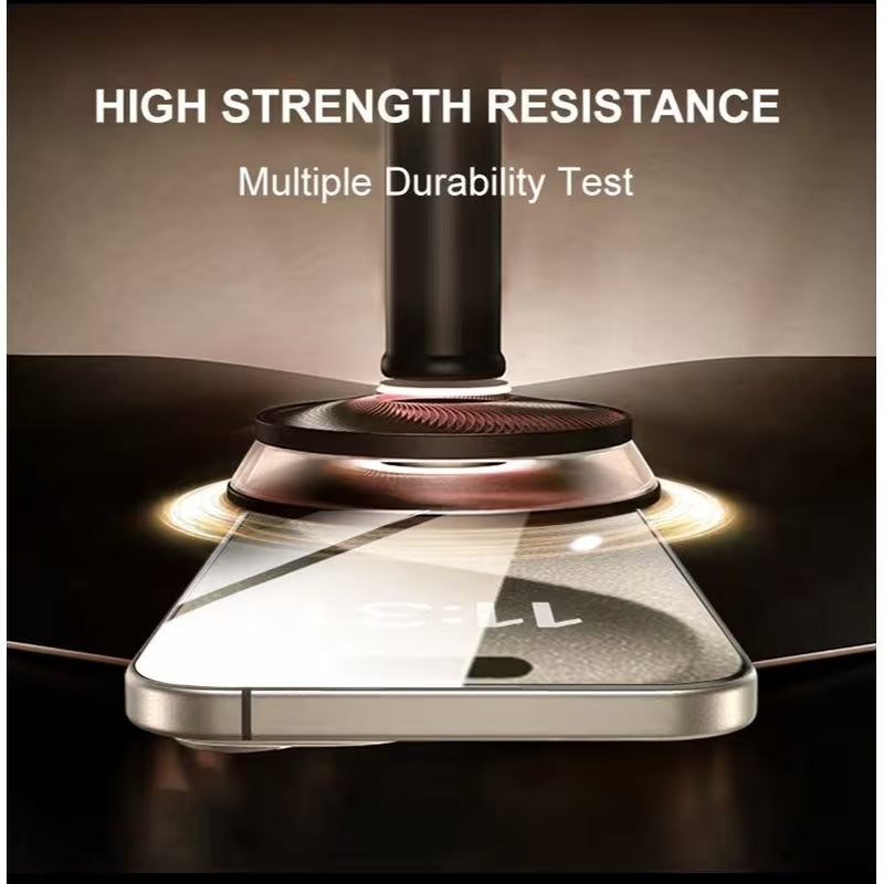 Protector de pantalla IP 17 Pro capa galvanizada y vidrio templado 2 Piezas