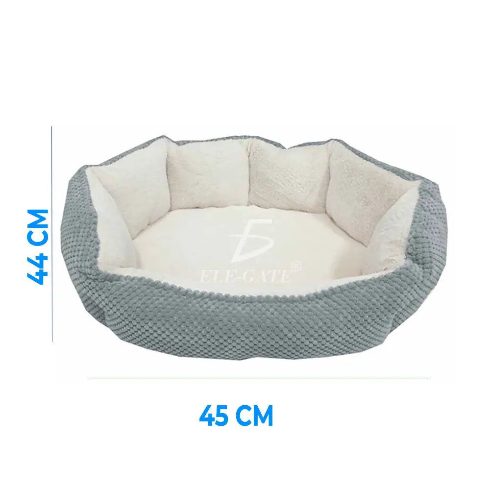 Cama Mediana Para Mascota Perro Gato Acolchonada Resistente