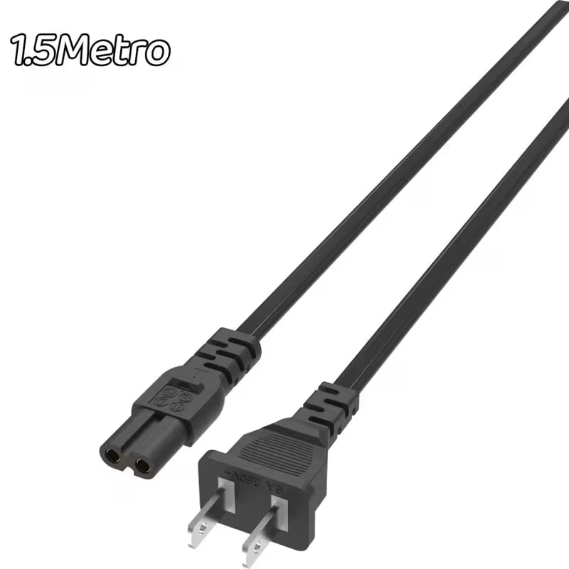 Cable Enchufe 1.5m para lampara, laptop, tv, cargador