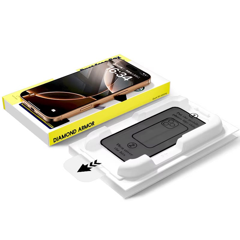Protectores de vidrio templado para iPhone con privacidad antiespía con kit de instalación