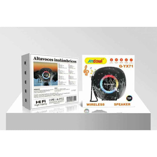 Altavoz Inalámbrico RGB Impermeable TWS