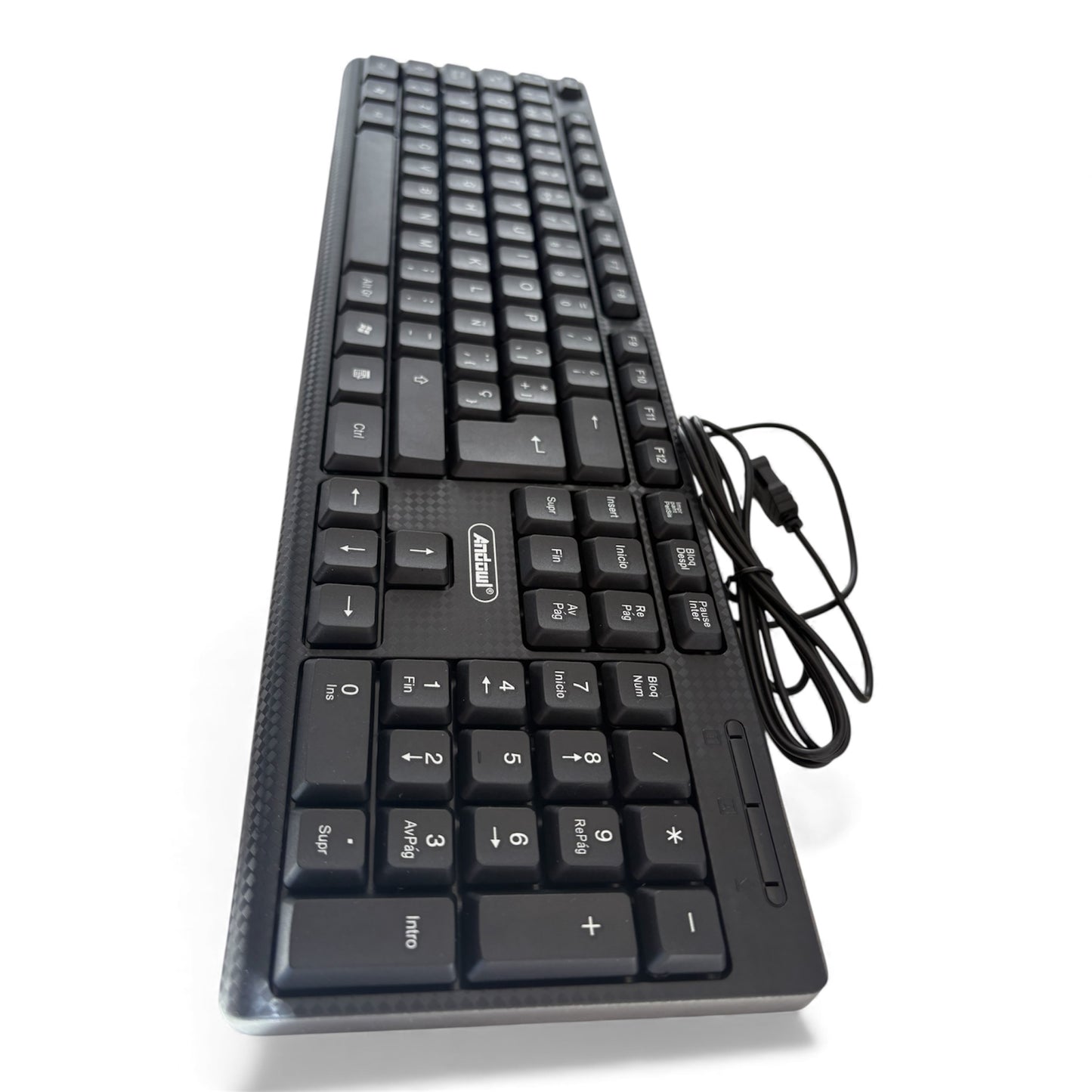 Teclado con cable USB para uso en la Oficina y el hogar para mayor productividad
