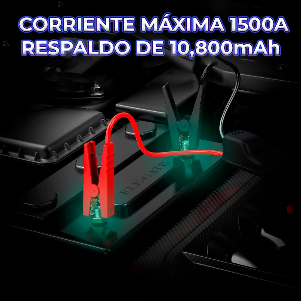Cargador Portátil para tu Auto de 1500 A