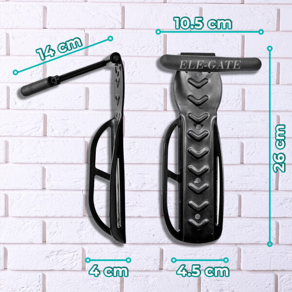 Soporte Metálico de Pared para Bicicleta con Acero Reforzado