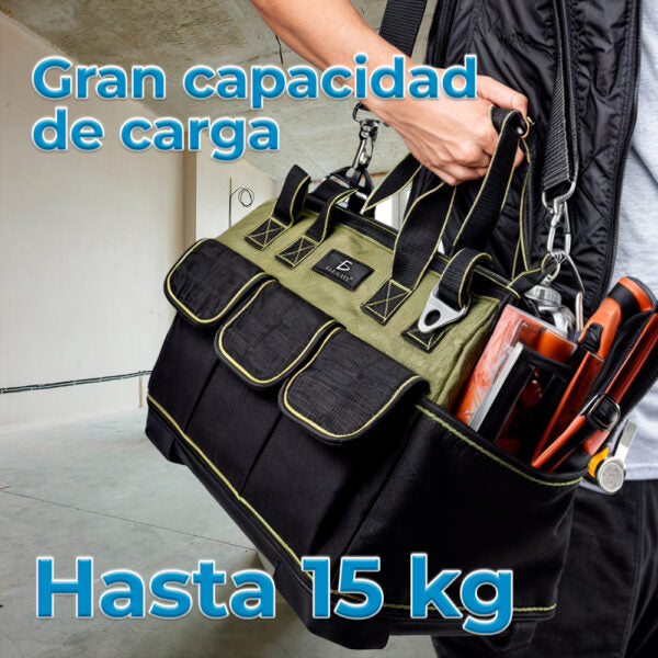 Bolsa de Herramientas con Base Moldeada Impermeable con Organizador