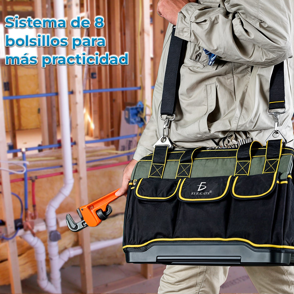 Bolsa de Herramientas con Base Moldeada Impermeable con Organizador