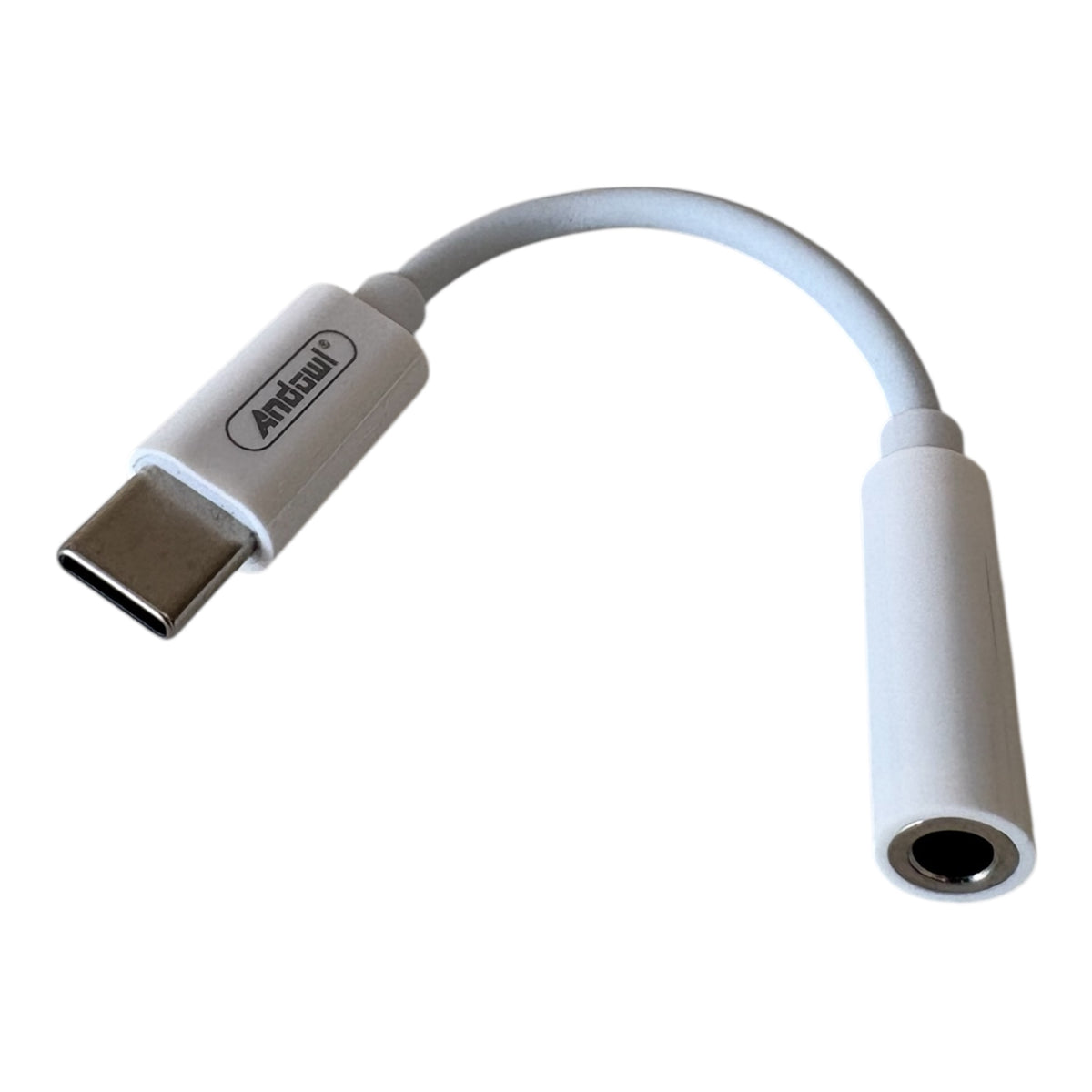 Adaptador de audio de a 3.5mm para auriculares y altavoces Tipo-C a DC