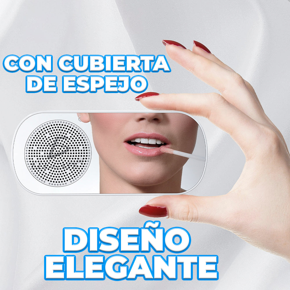 Estéreo Altavoz Inalámbrico Bluetooth 5.0 con Reloj Despertador
