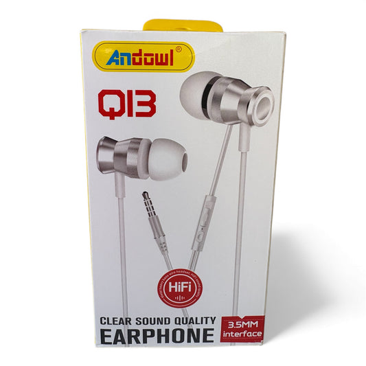 Auriculares con cable de calidad de sonido HiFi con interfaz con enchufe de 35mm y micrófono incorporado para juegos y música