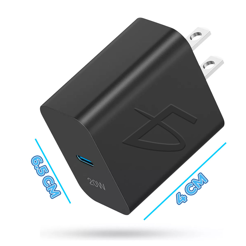 Cargador Tipo C 20 W con Carga Rápida y Protección Inteligente