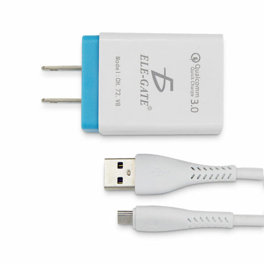 Cargador Qualcomm 3.0 carga rápida V8 turbo