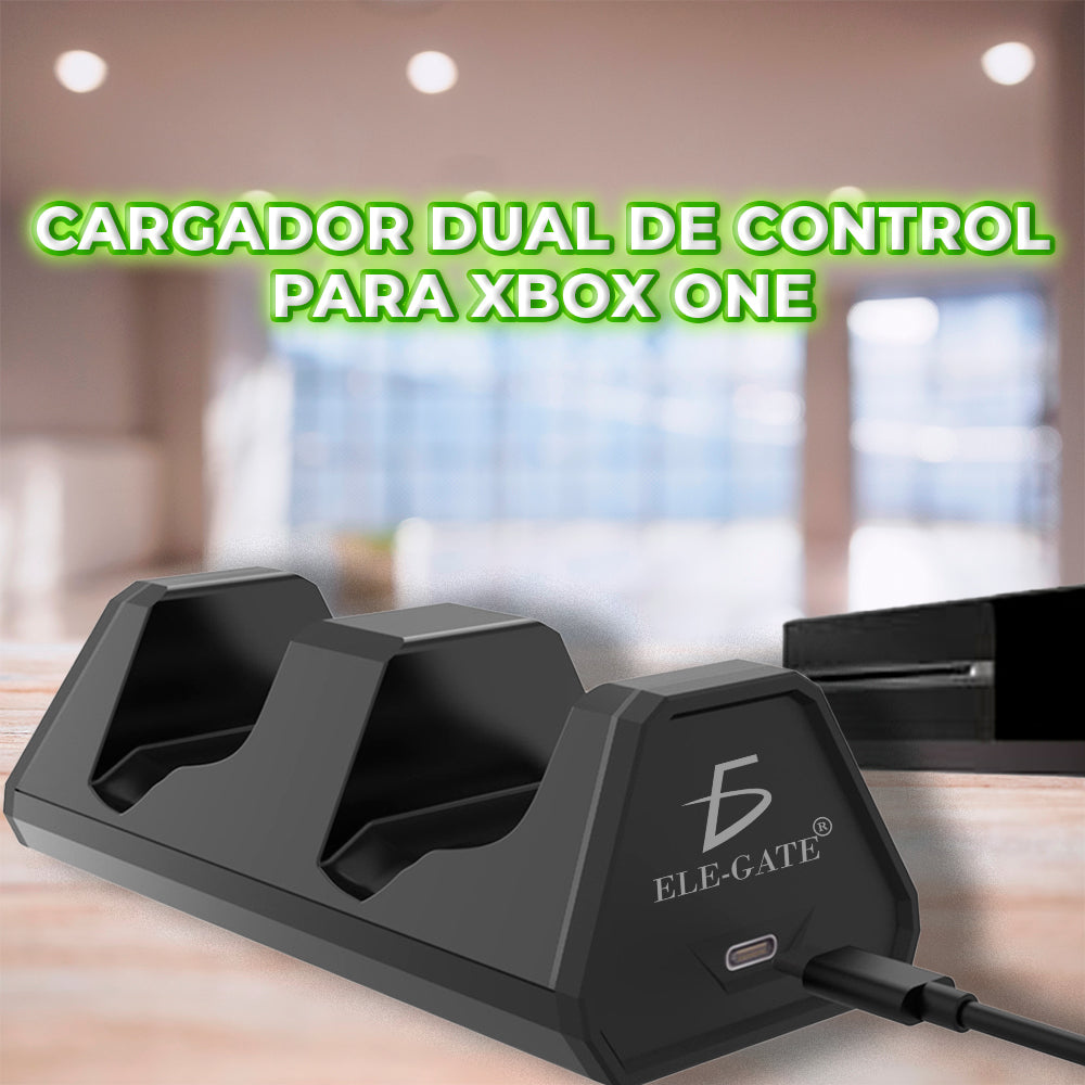 Estación de Carga para Mandos Inalámbricos - Compatible con Controladores Xboxy PlayStation