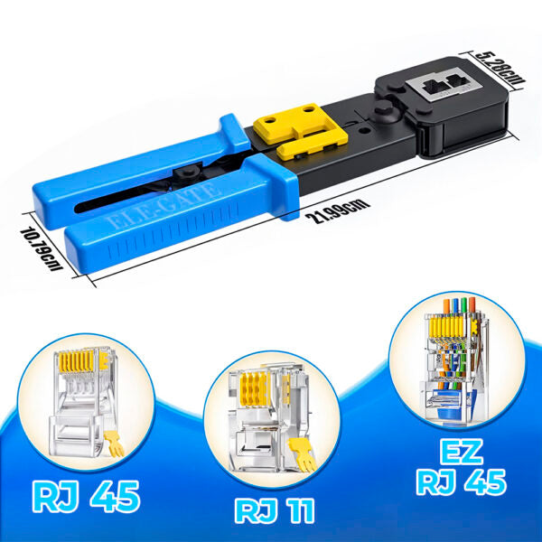 Pinzas de Crimpado Profesional RJ45/RJ12/RJ11