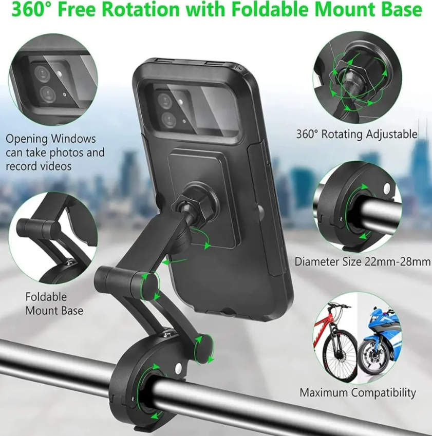Soporte para teléfono en Motocicleta