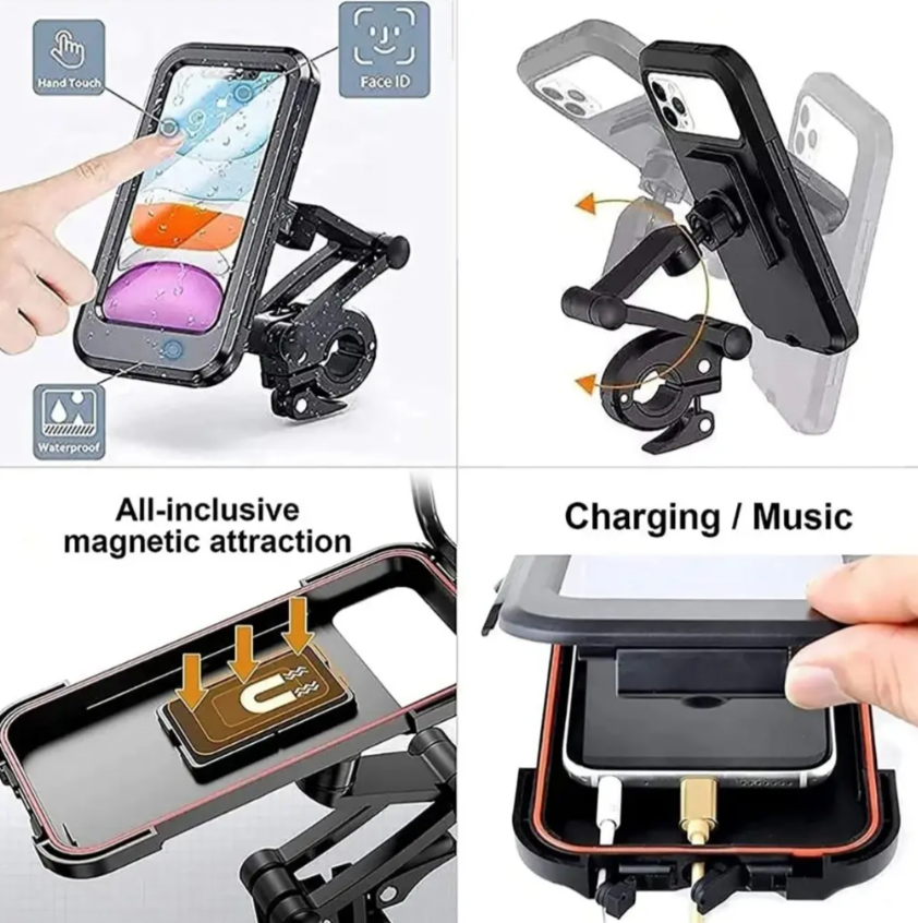 Soporte para teléfono en Motocicleta