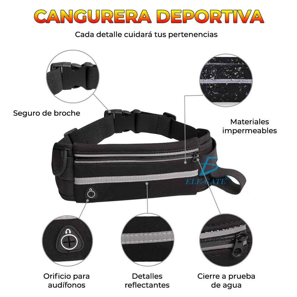 Cangurera deportiva unisex impermeable