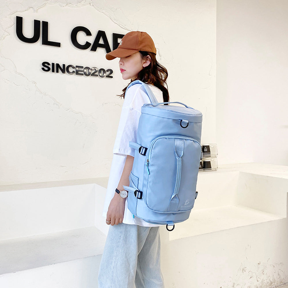 Mochila impermeable con compartimento para zapatos