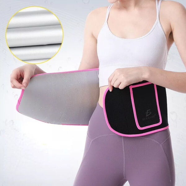 Fajas reductoras de cintura para mujer faja con velcros efecto sauna