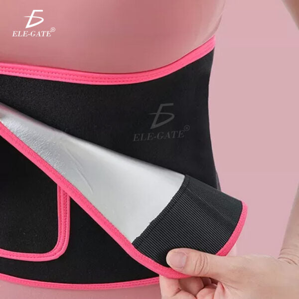 Fajas reductoras de cintura para mujer faja con velcros efecto sauna