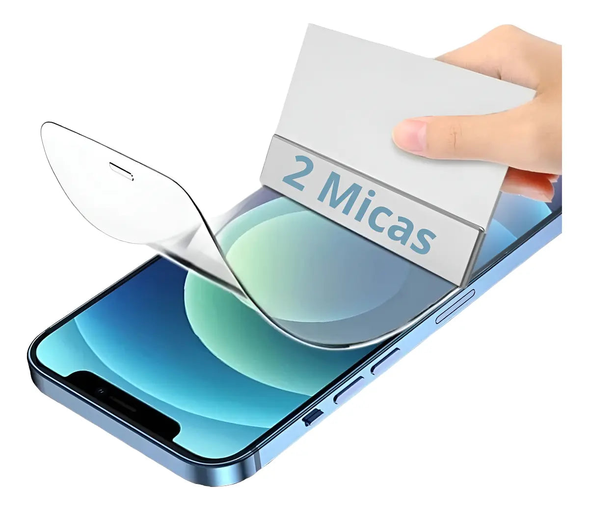 Mica Hidrogel Para iPhone Hydrogel Pantalla 2 Piezas iPhone 16 Pro