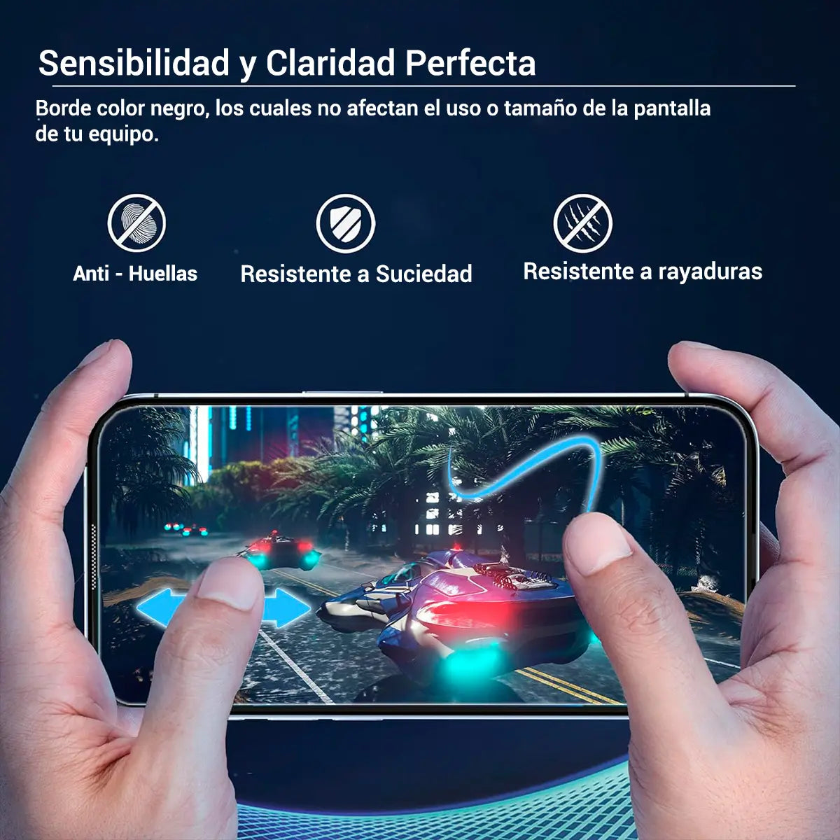 Mica de cristal templado premium para iPhone 15 Pro