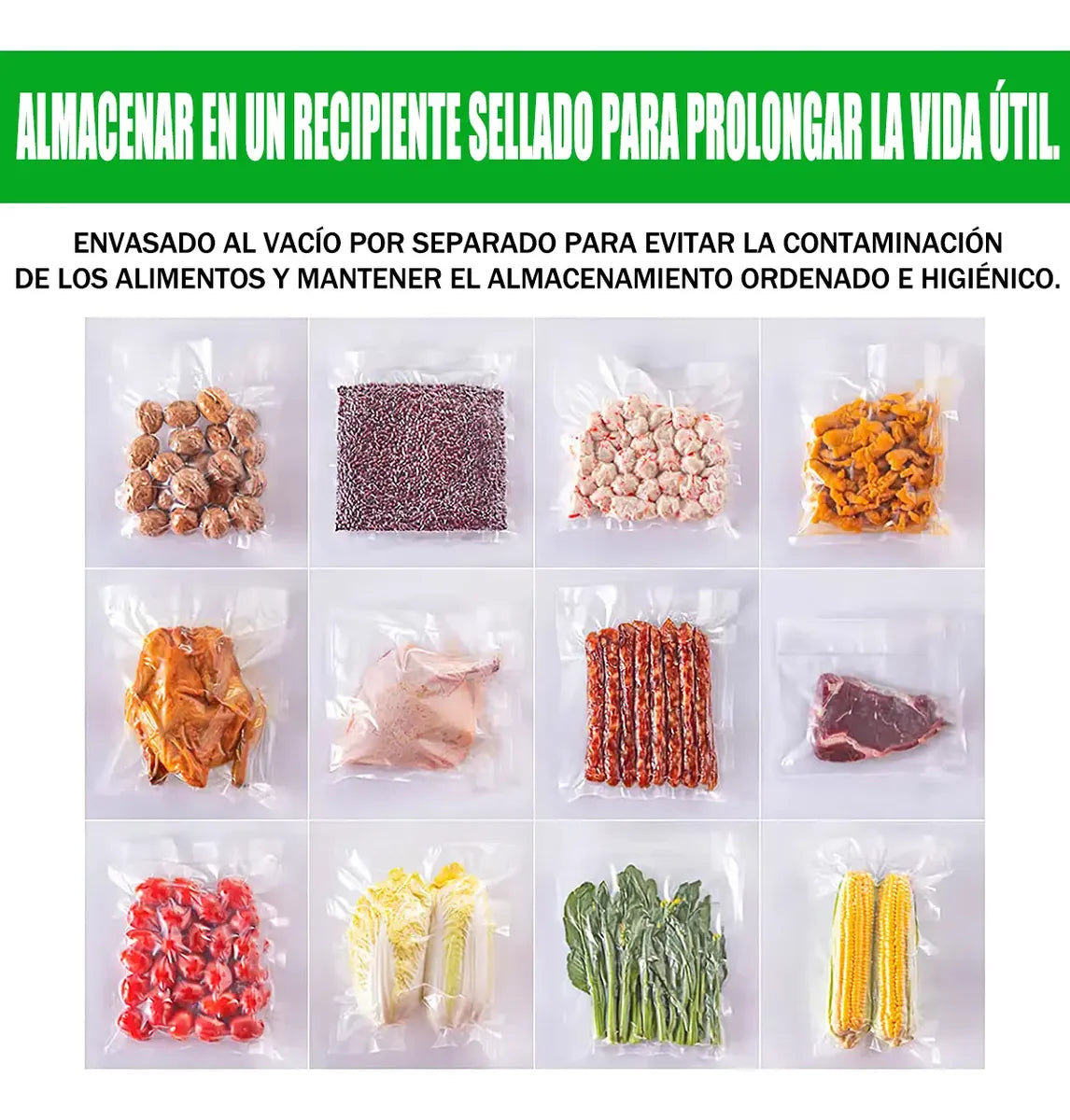 Rollo Bolsas Alimentos Sellado Al Vacío 28cm  300 cm