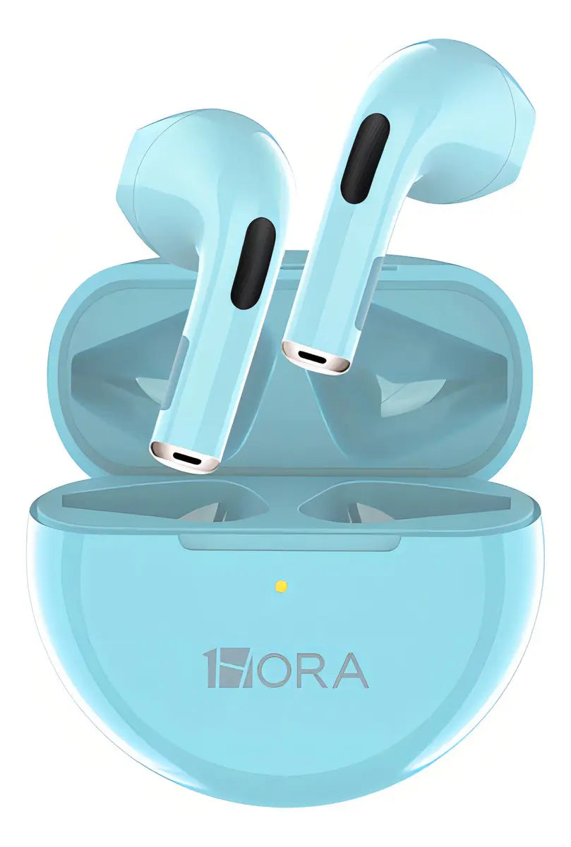 Audifonos inalambricos 1Hora color azul 5H con una carga 17H con estuche