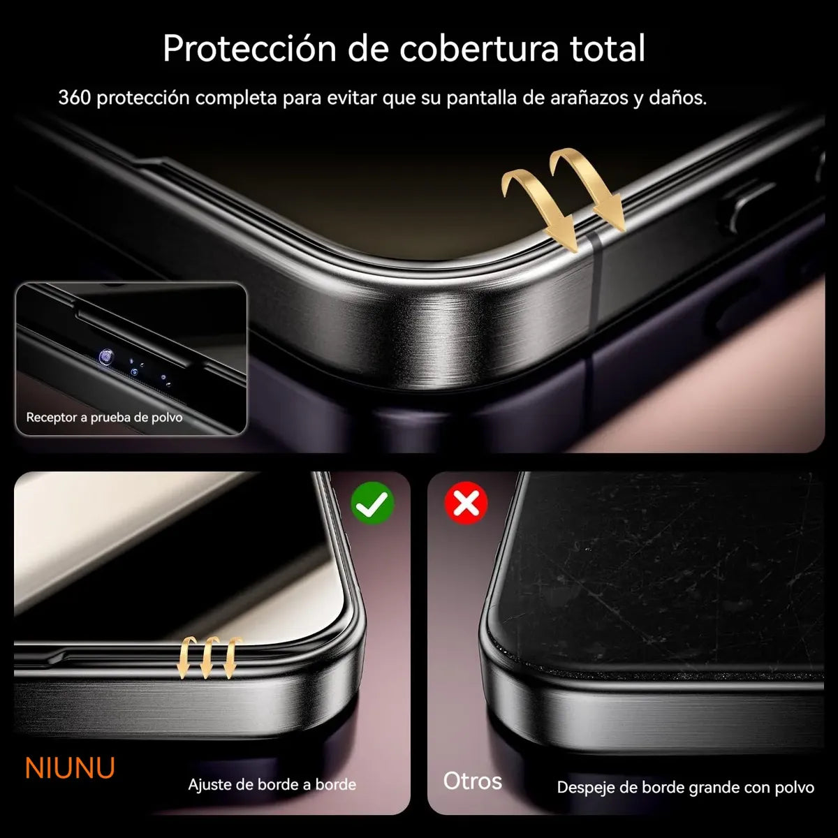 Mica Privacidad Cristal Templado Moto G15