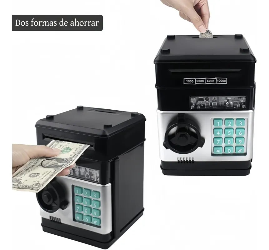 Alancía electrónica para niños/niñas caja fuerte negra