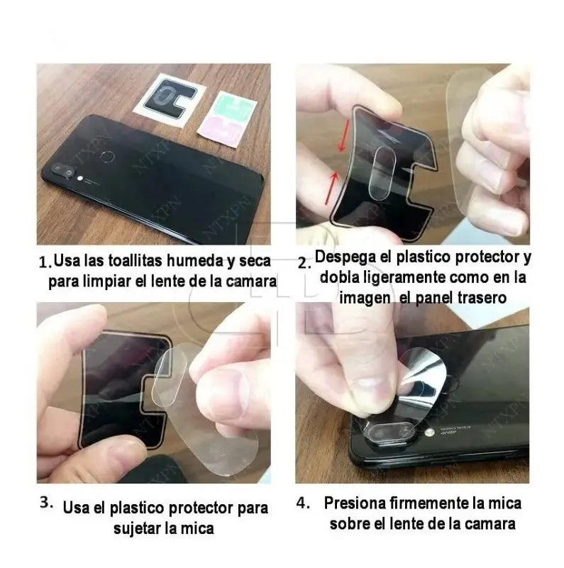 Micas Hidrogel Delantera/tras + Mica D Cámara Galaxy A55 5g