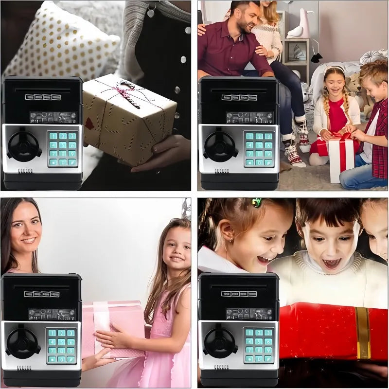 Alancía electrónica para niños/niñas caja fuerte negra
