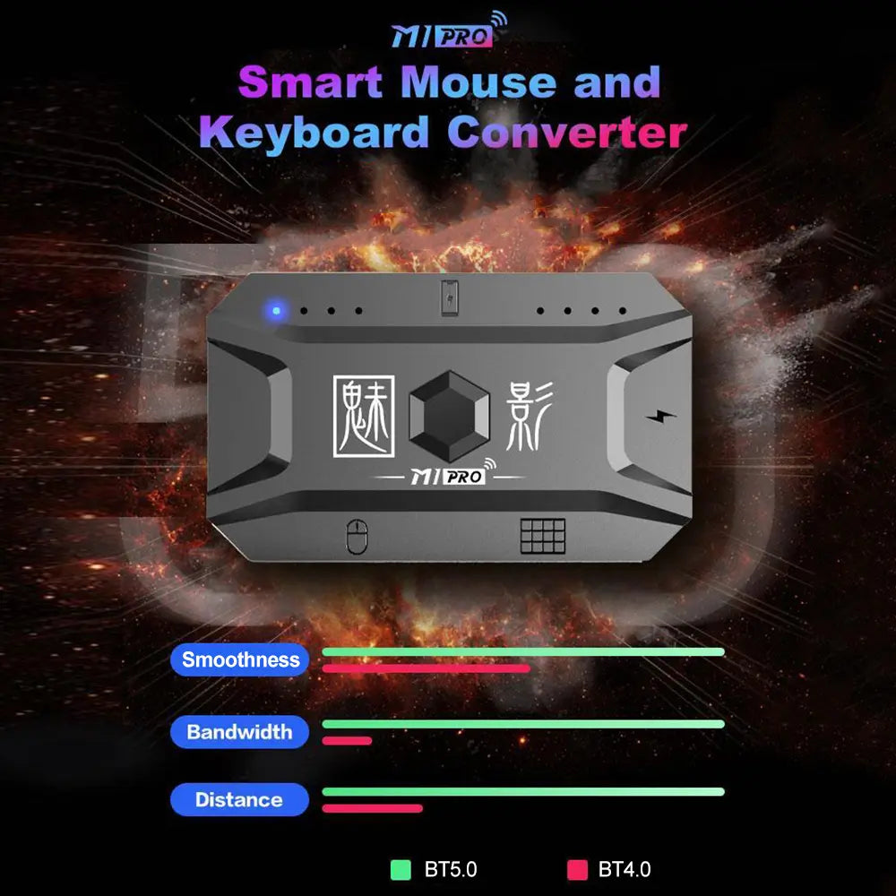 Adaptador de teclado y mouse Pro M1 Consolas