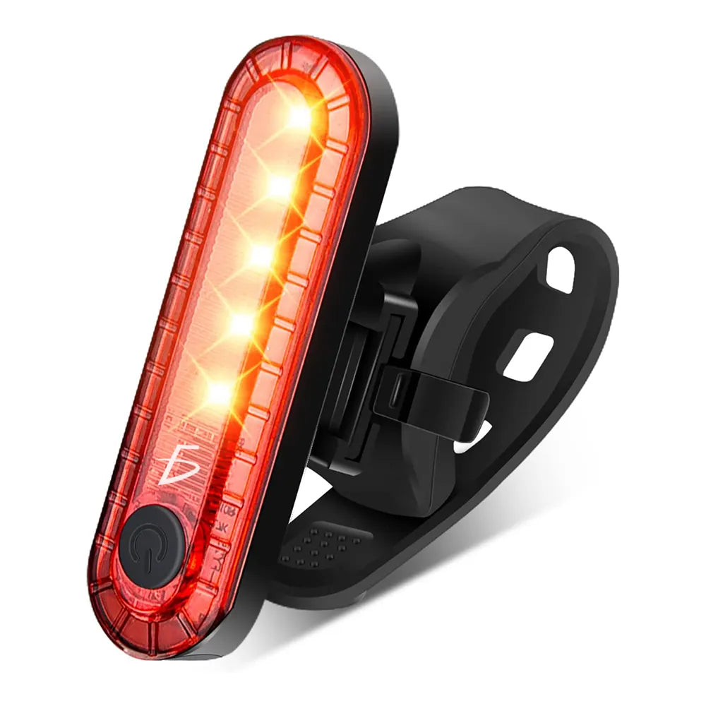 Luz Led Roja para Bicicleta impermeable y con cuatro modos de iluminación