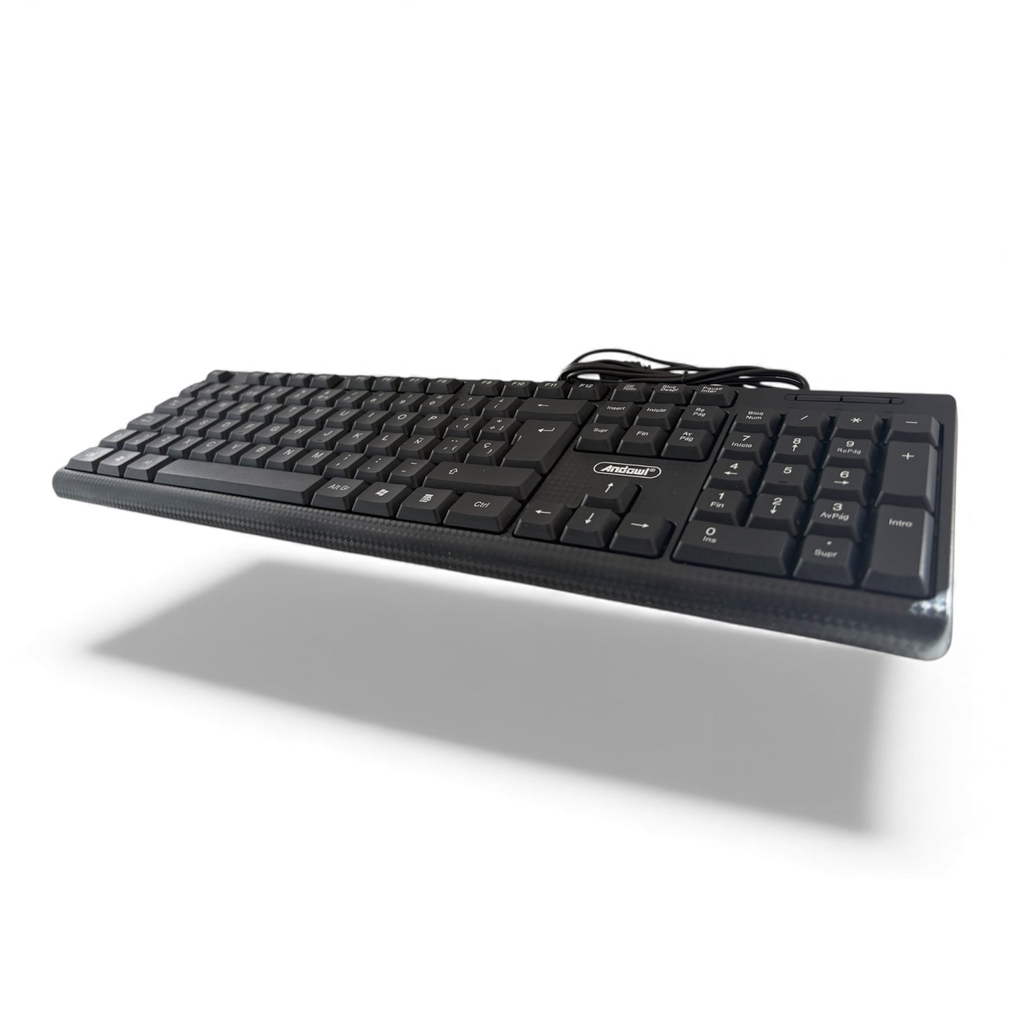 Teclado con cable USB para uso en la Oficina y el hogar para mayor productividad