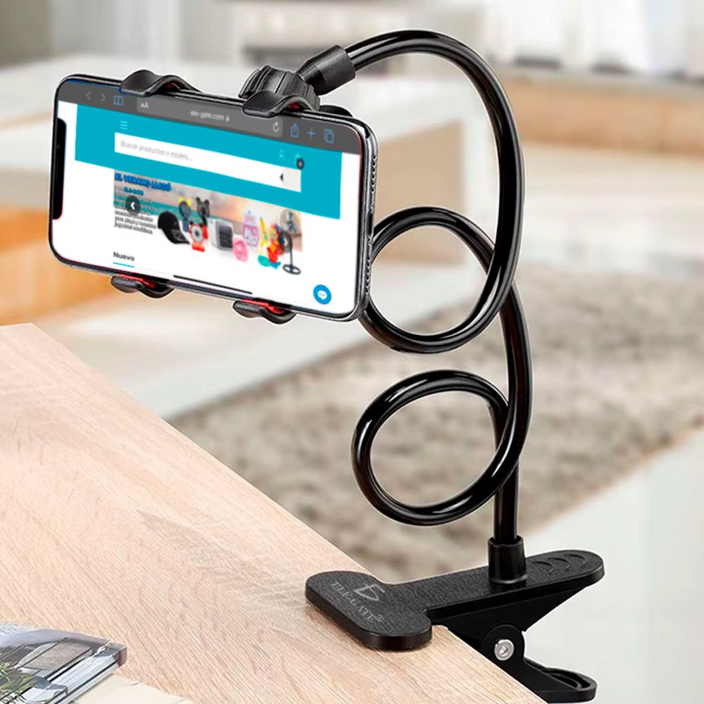 Soporte Universal Flexible Celular iPhone Mesa Cama 360°