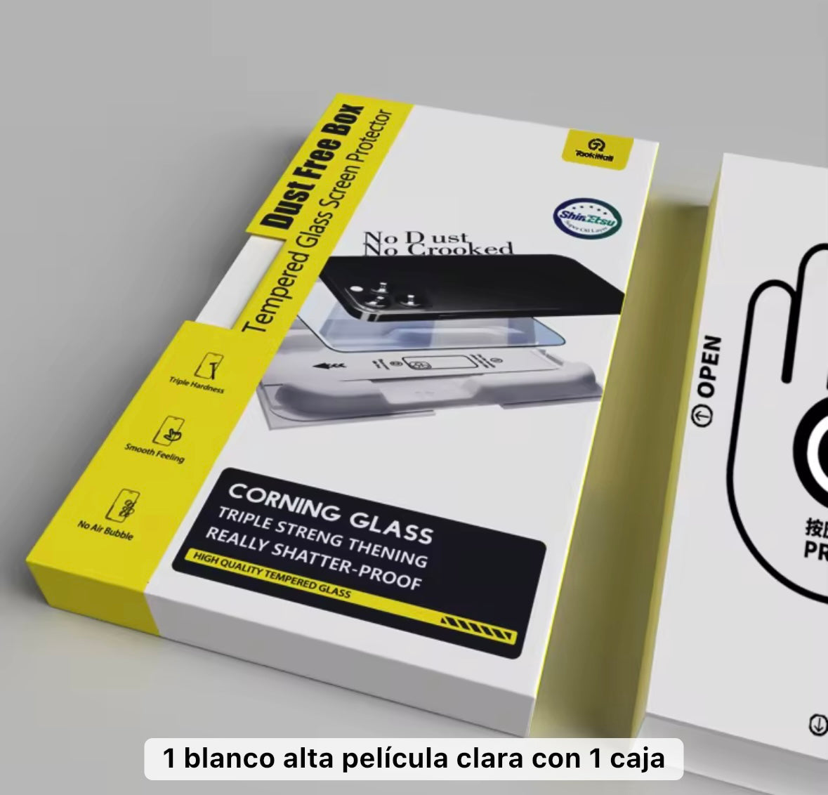 Protectores de vidrio templado para iPhone con privacidad antiespía con kit de instalación